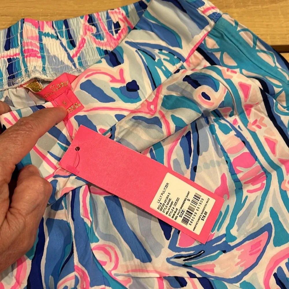 NWT Lilly Pulitzer Neilah Shorts in Reel Nautical